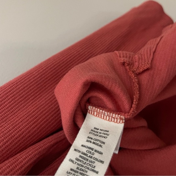 Soft Surroundings Ribbed Mockneck Tunic Medium Cozycore Office Casual - Picture 6 of 6